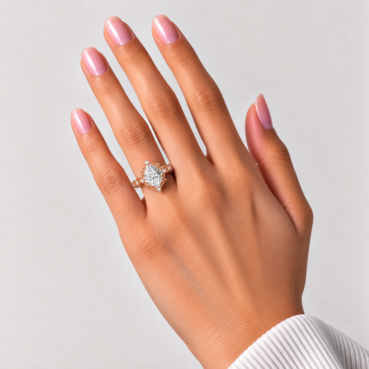 1.5ct Moissanite Signature Vintage Engagement Ring – Theodora
