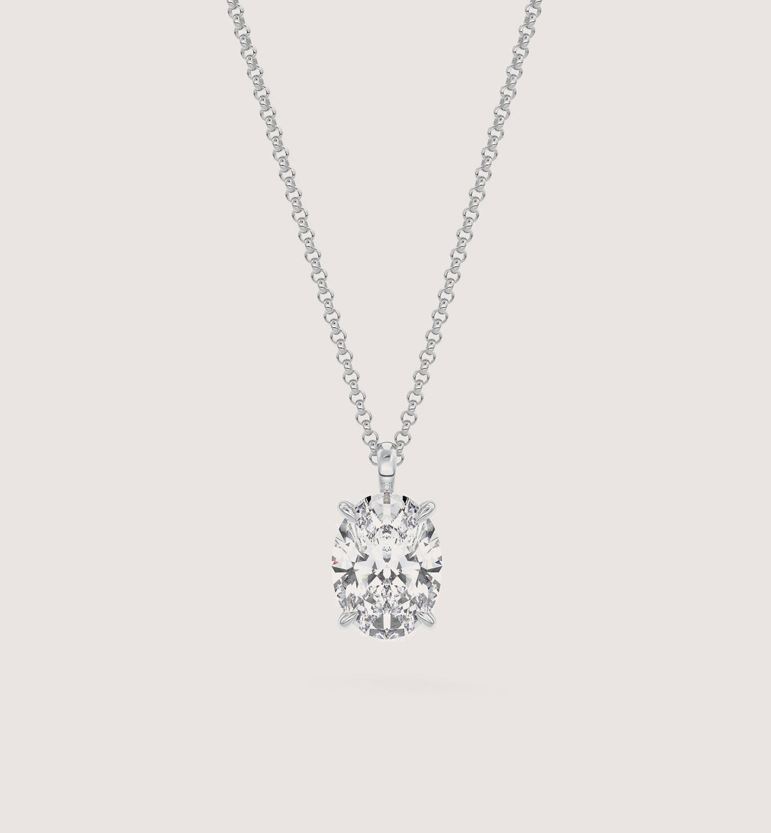 The OG Oval - White Gold