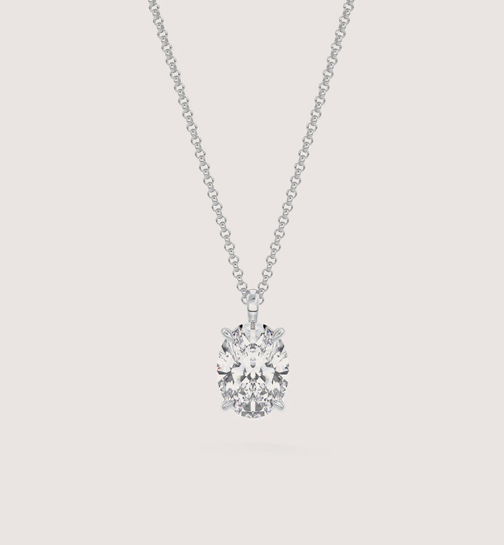 The OG Oval - White Gold