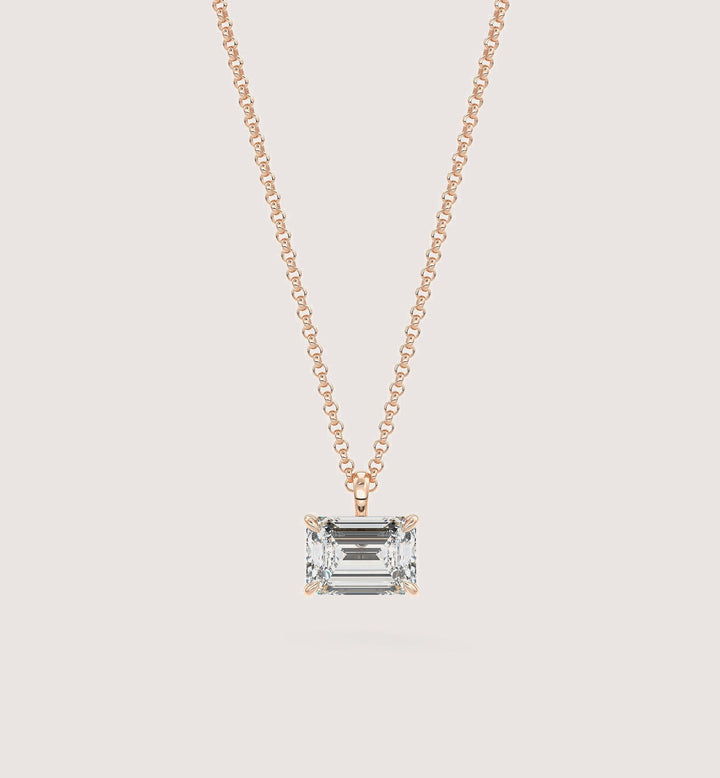 The OG Emerald (East-West) - Rose Gold