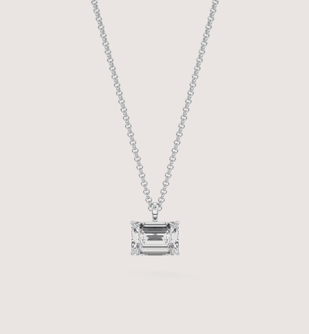 The OG Emerald (East-West) - White Gold