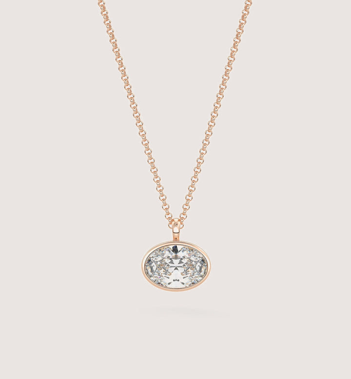 The Lowrider Oval (East-West) - Rose Gold