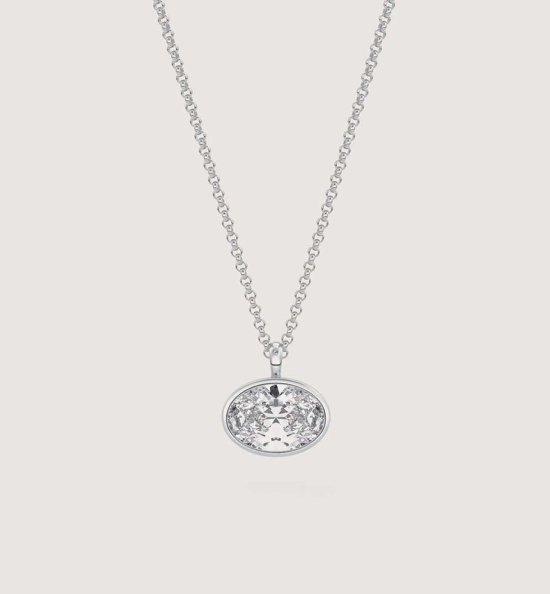 The Lowrider Oval (East-West) - White Gold
