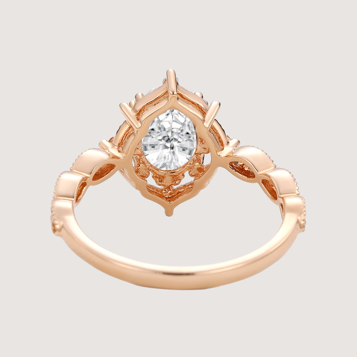 1.5ct Moissanite Signature Vintage Engagement Ring - The ‘Charlotte’ Ring