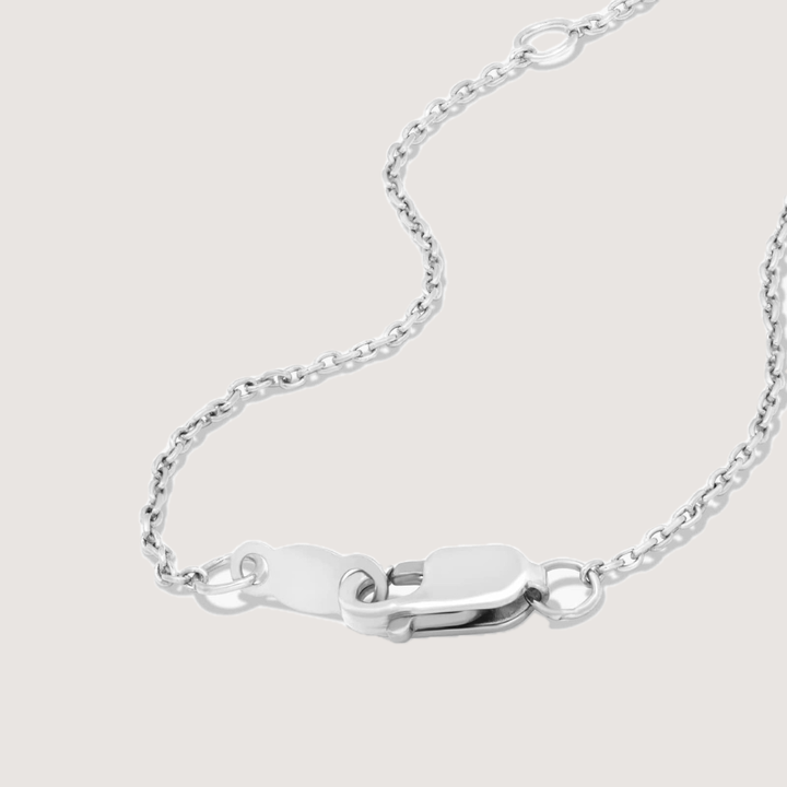 Marquise Cut Bezel Set Moissanite Solitaire Necklace — image 7