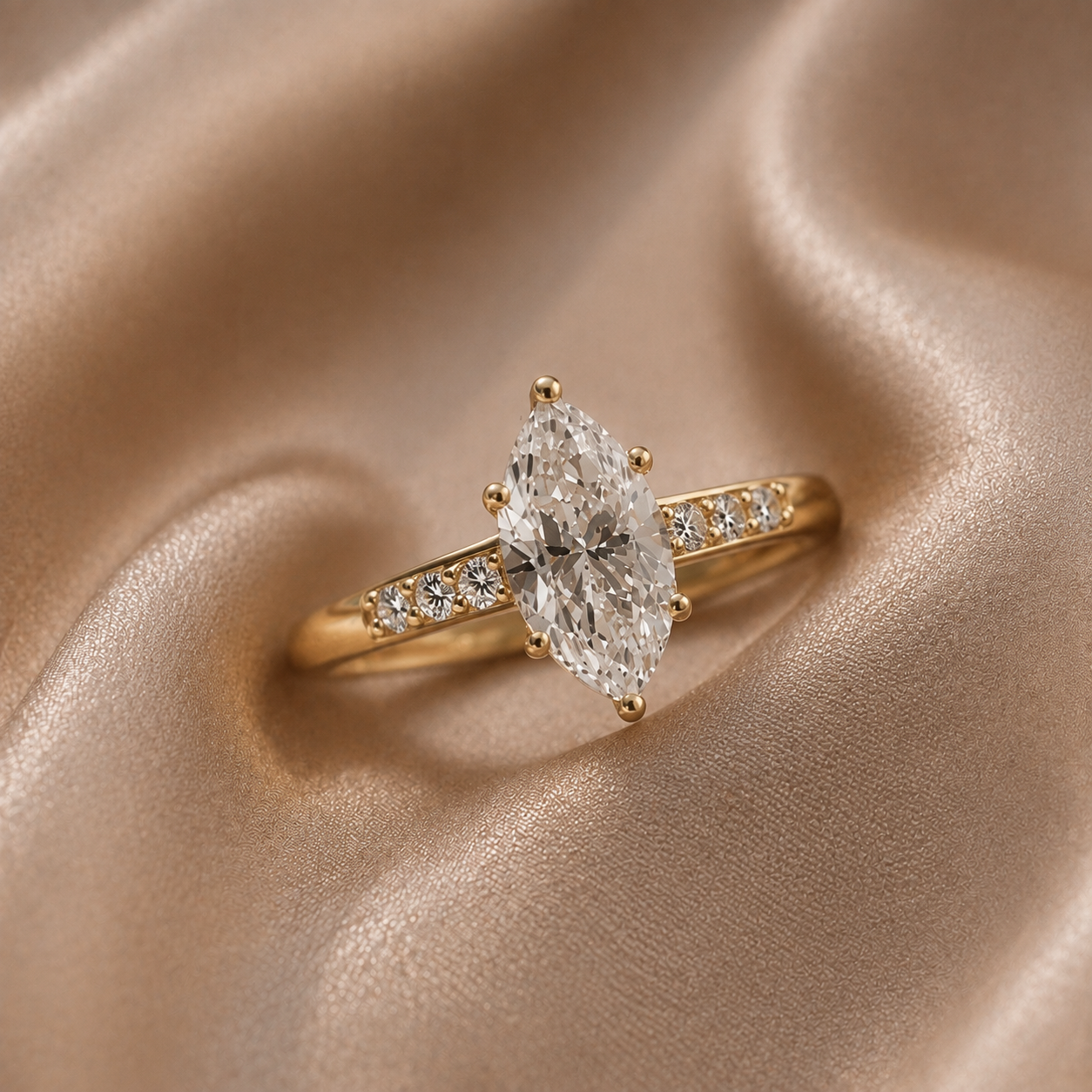 Emma marquise engagement ring